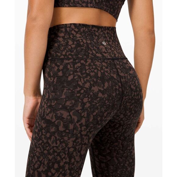 lululemon athletica Pants - Lululemon Wunder Under High-Rise Tight 28" Wild Thing Camo Brown Earth Multi 2